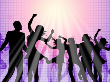 parti dans disko müziği ve kutlama anlamına gelir