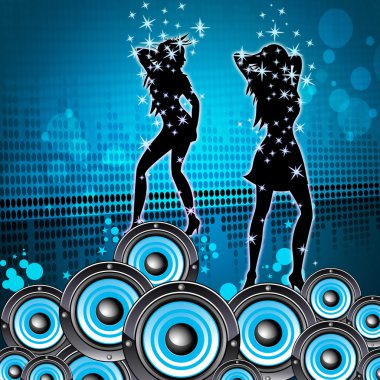 disko müziği ses parti ve melodi gösterir