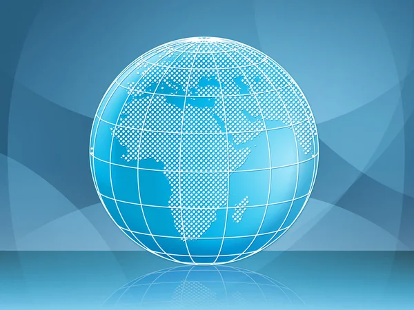 Globe Background Means Backgrounds Earth And Global — Stock Photo, Image
