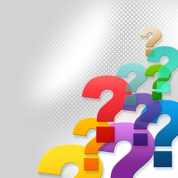 Question Marks Represents Frequently Asked Questions And Answer — Stock Photo, Image