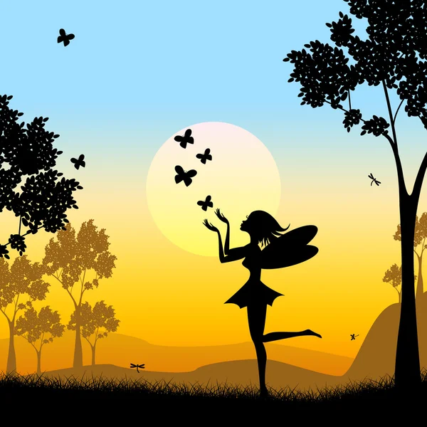 A la luz de la luna. - Página 9 Depositphotos_49086129-stock-photo-silhouette-fairy-shows-faries-fairyland
