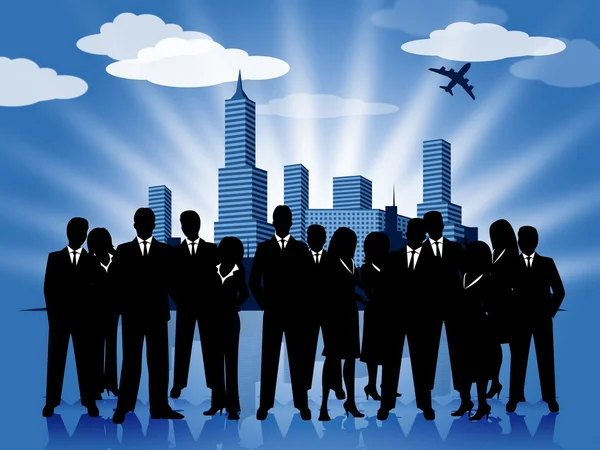 Business People Represents Executive Group And Businesspeople — Stock Photo, Image