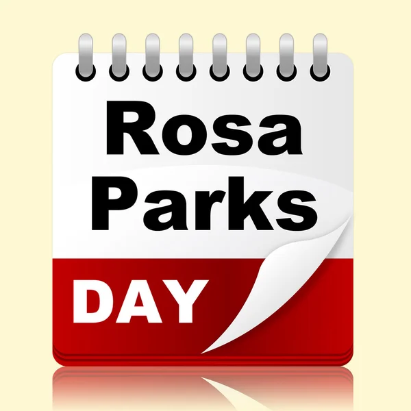 罗莎公园日意味着黑人遗产和美国 — 图库照片