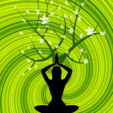 Yoga pose rahatlatıcı gevşeme ve dengesi anlamı