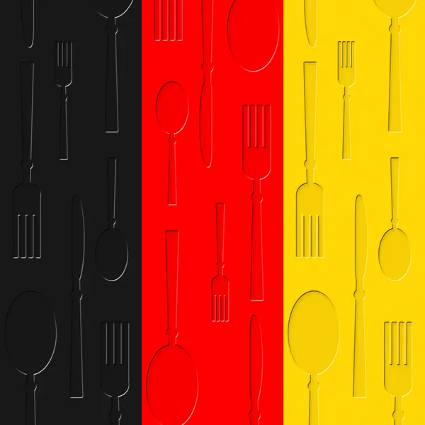 German Food Shows Germany Foodstuff And Culinary — Stock Photo, Image