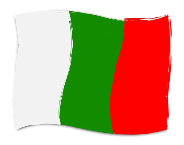 Bulharská vlajka znamená, že národní příslušnost a národ — Stock fotografie