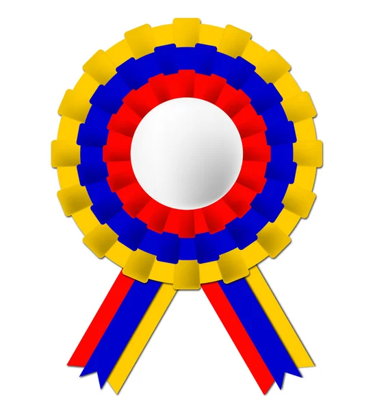 Columbian Rosette Means South America And Celebration — Stock Photo, Image