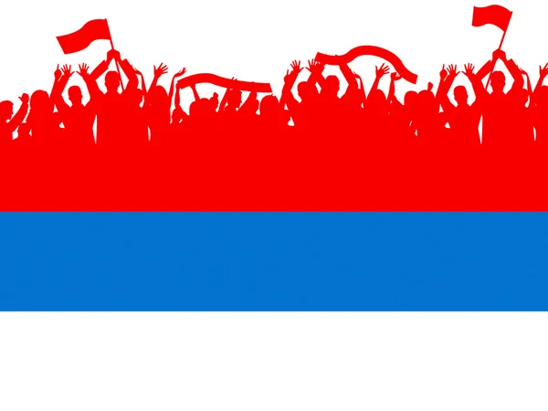 Boşaltmak Rusya demek sallanan bayrak ve ülke — Stok fotoğraf