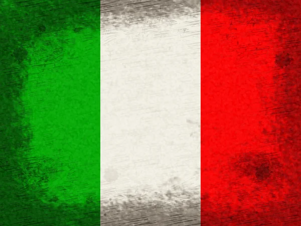 İtalya gösterir boşluk ve kopya bayrak — Stok fotoğraf