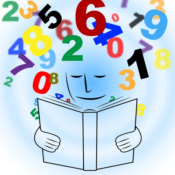 Studying Mathematics Shows Educating Learn And Schooling — Stock Photo, Image