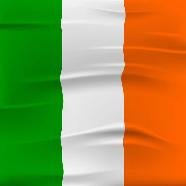 Ireland Flag Shows National Patriotic And Euro — Stock Photo, Image