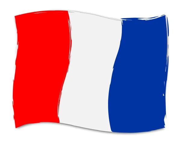 Nederlandse vlag vertegenwoordigt Nederland en Europa — Stockfoto