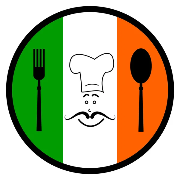 餐厅爱尔兰显示食品餐厅和餐饮 — 图库照片