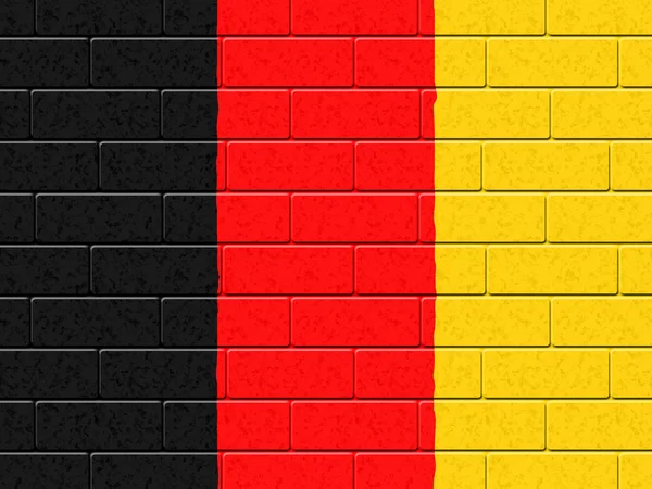 German Flag Shows Empty Space And Blank — Stock Photo, Image