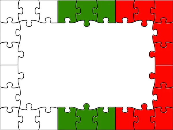 Bulgaria puzzle significa spazio vuoto e bulgaro — Foto Stock