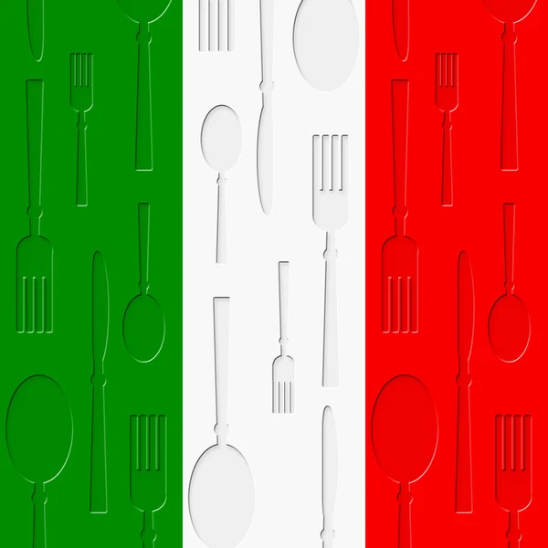 Італійська кухня показує євро кулінарні та кафе — стокове фото