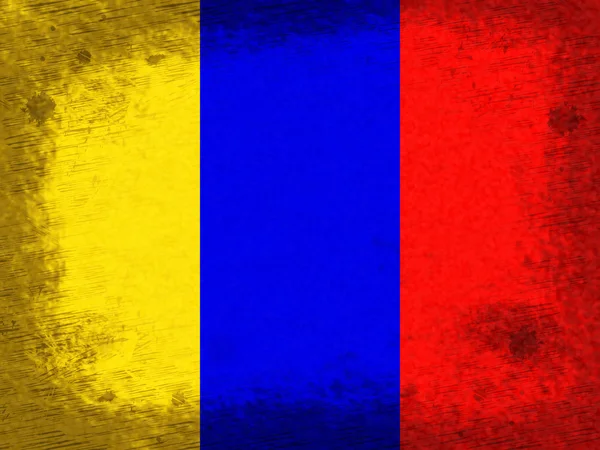 Bayrak boşaltmak gösteren Güney Amerika ve Kolomb — Stok fotoğraf