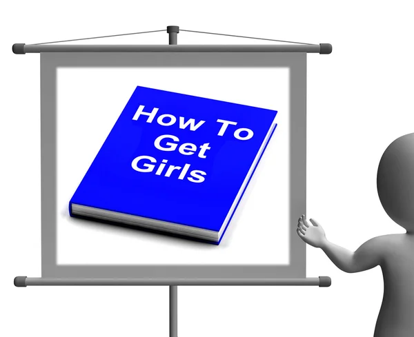 Hogyan juthat a lányok könyv jel azt mutatja, jobb pontszámot a csibék — Stock Fotó