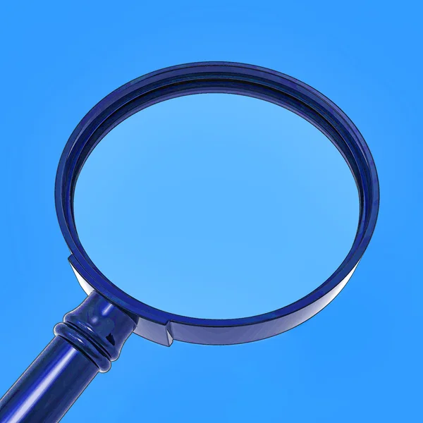 Magnifying Glass Shows Zoom Or Searching — Stock Photo, Image