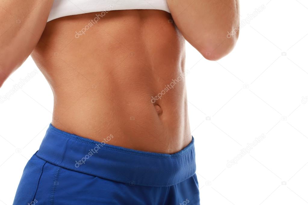 Trained female abdomen