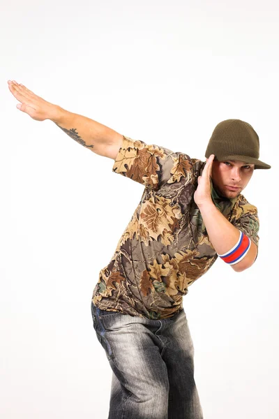 Mannelijke hip hop danser — Stockfoto