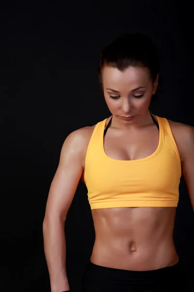 Fitness model exercising — Stock Photo, Image