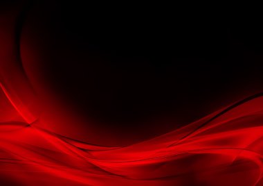 Abstract luminous red and black background clipart