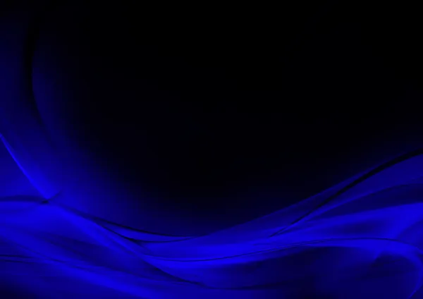 Abstract luminous blue and black background — 스톡 사진