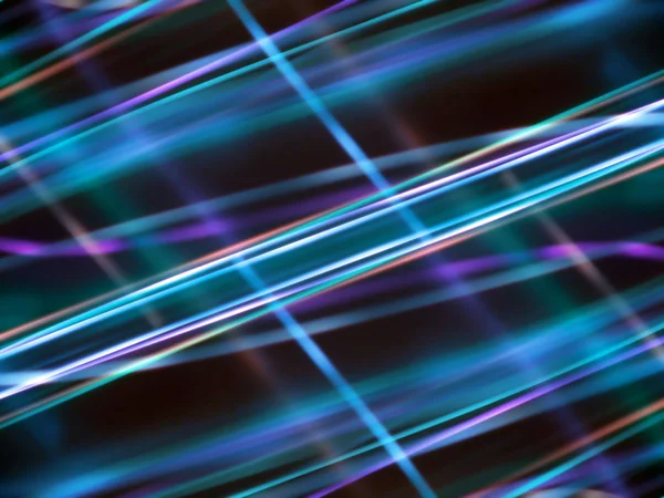 Abstrakt mörk bakgrund med blå lysande linjer — Stockfoto