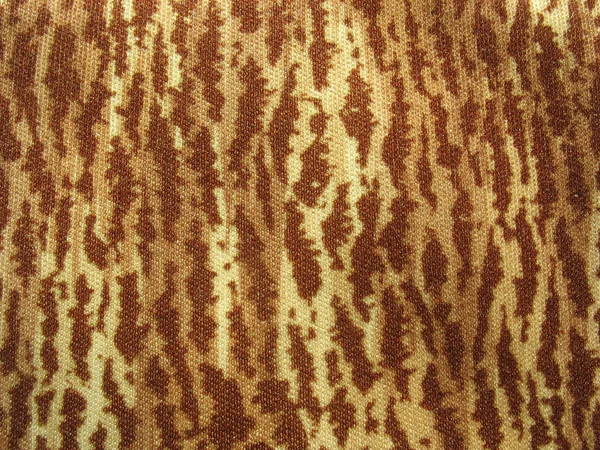 Brown and yellow multicolored fabric background — Stock Photo, Image
