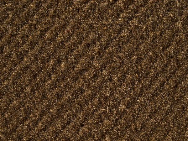 Textura de tecido marrom - pano de lã grosso — Fotografia de Stock