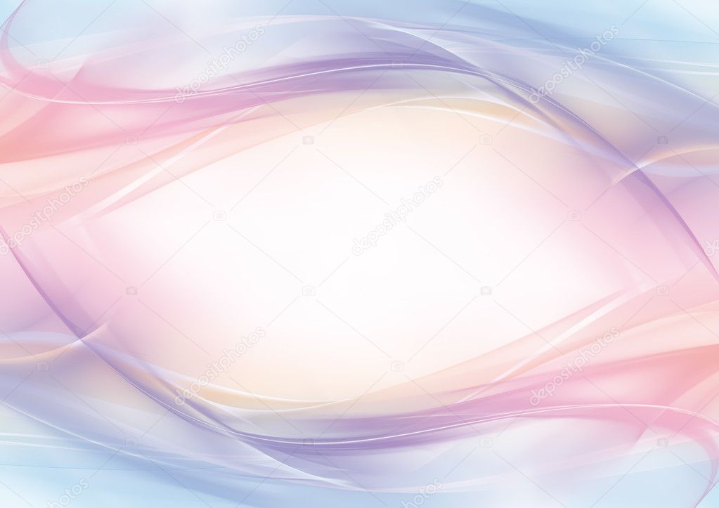 Abstract pastel eye-shaped background - frame