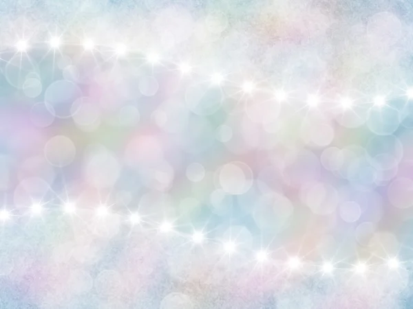 Abstract pastel rainbow background with boke and stars — Stock Photo, Image