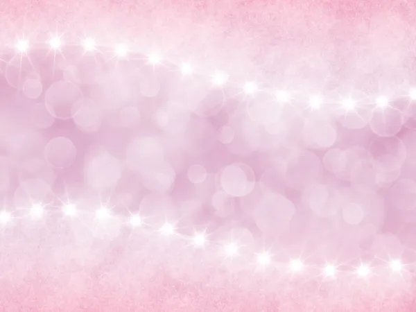 Abstract pink background with boke and stars — Stock Photo, Image