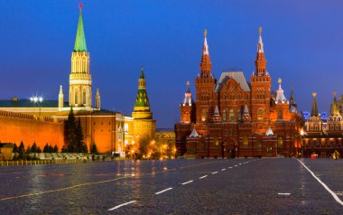 Red square, Moscow, Russia clipart