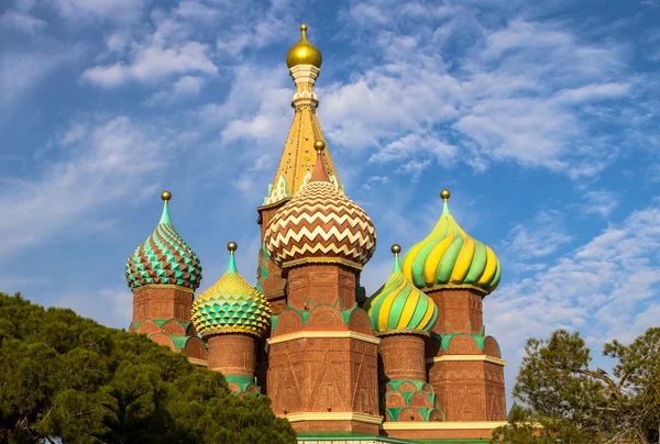 Kathedrale am Roten Platz. Moskau, Russland — Stockfoto
