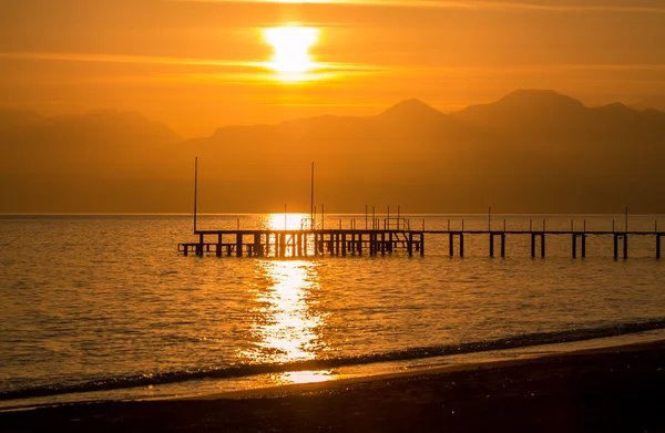 Sunset in Antalya — Stock Photo, Image