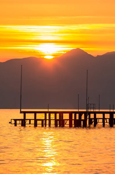 Zonsondergang in antalya — Stockfoto