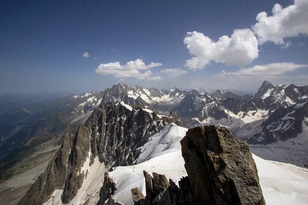 Mont Blanc Przewodniczący — Zdjęcie stockowe