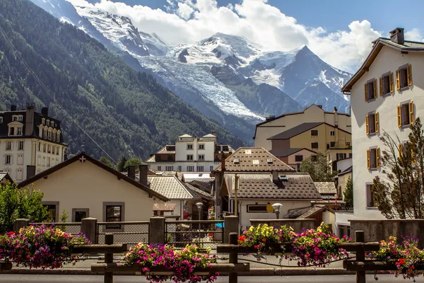 Mont blanc Buzulu — Stok fotoğraf