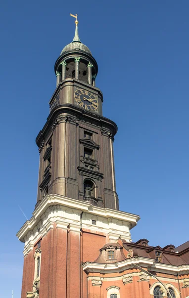 Hamburg, st. michael's kerk — Stockfoto