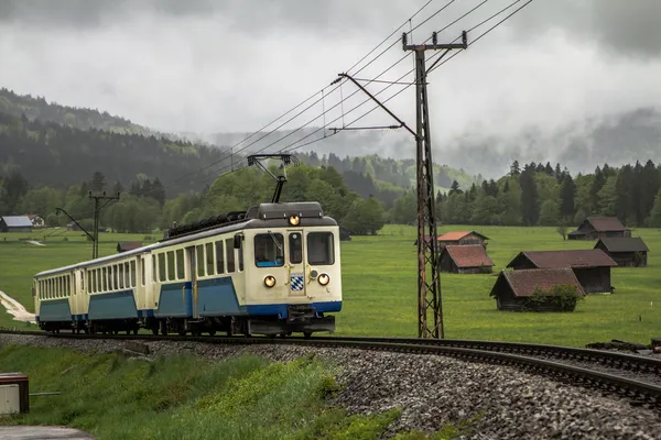Zugspitze ferroviária — Fotografia de Stock