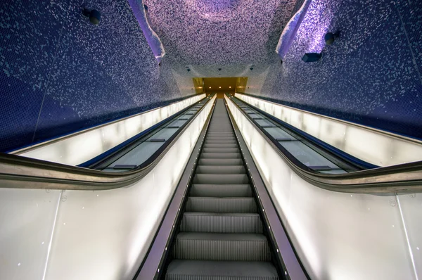 Toledo, Napels. mooiste metrostations in Europa! — Stockfoto