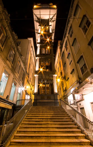 Santa justa elevator in lisbon — Stock Photo, Image