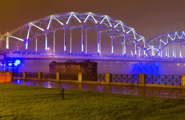 Eisenbahnbrücke, Riga — Stockfoto