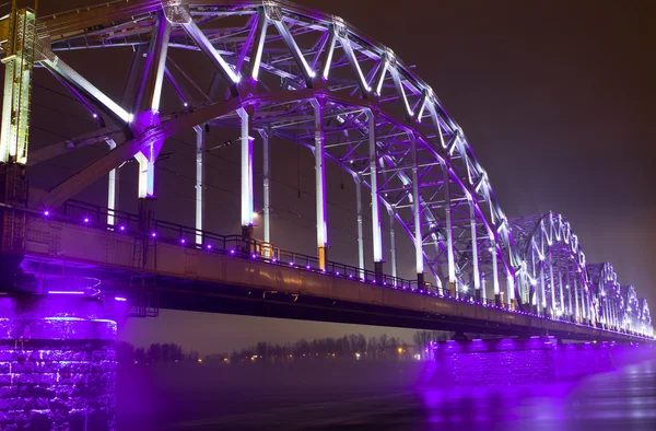 Spoorbrug, riga — Stockfoto