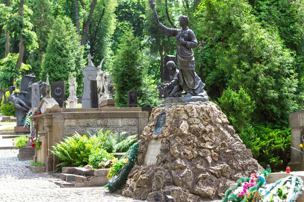 Lychakivskyj cemetery, Lviv — Stock Photo, Image