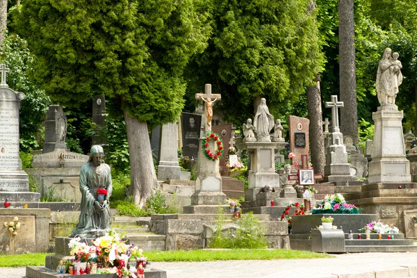 Lychakivskyj cemetery, Lviv — Stock Photo, Image