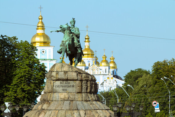 Monument of Ukrainian Hetman Bogdan