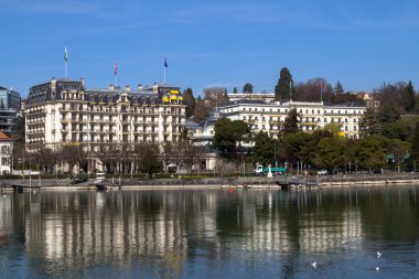 eski şehir Lozan'da otel